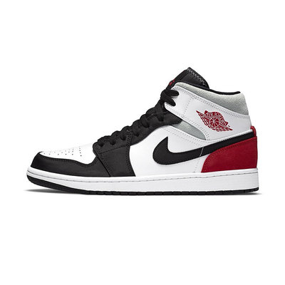 Nike Air Jordan 1 Mid SE 男 黑紅 黑腳趾 中筒 喬丹 AJ1 休閒鞋 852542-100