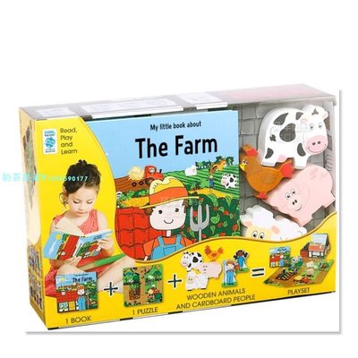 【預 售】My Farm Book & Puzzle 精裝 BOUNCE BOOKSHELF