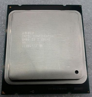 Intel Xeon E5-2620 2.0G B0 95W 6核12線ES不顯散片CPU 一年保 另有C0 C1、正式