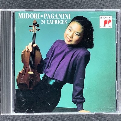 Paganini帕格尼尼-24 Caprices/24首隨想曲 Midori五嶋綠(美島綠)/小提琴 2000年日本版