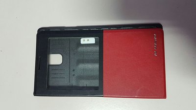 賣二手紅黑色 Samsung Note 3 N7200 N9000 造型 保護套 (休眠)圖案 保護殼 保護套 清水套