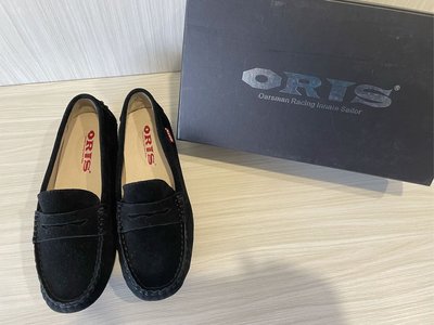 朵莉嚴選~全新 超好穿ORIS 黑色荳荳鞋 麂皮材質休閒鞋 懶人鞋《36 / 23號 僅此一雙哦！！》