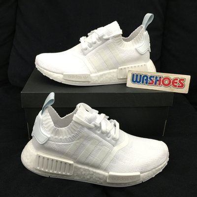 Washoes adidas Originals NMD_R1 PK 白 編織 CQ2040 女鞋 PRIMEKNIT