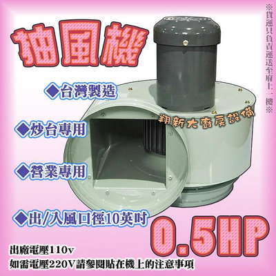 ◎翔新大廚房設備◎全新【半碼馬力炒台馬達】單相110v/另有1HP/0.5HP/半碼馬力/抽風馬達/炒台抽風機/抽風馬達