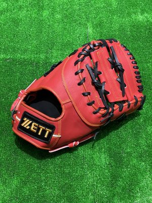 棒球世界全新 ZETT棒球一壘手專用手套(BPGT-81213)特價日本紅色