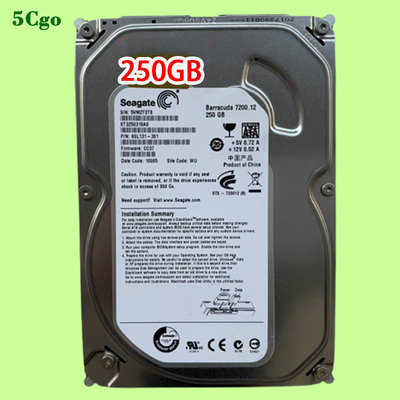 5Cgo【含稅】Seagate/希捷 ST3250318AS 250G 桌上型電腦7200.12 SATA 串口硬碟