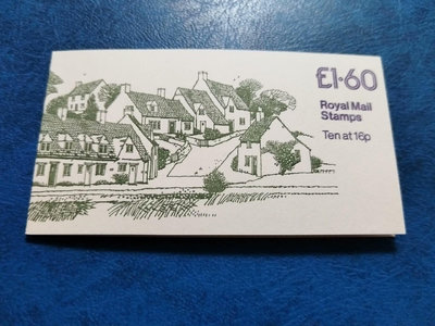 英國郵票1983女王像小本票一套全新MNH，面值為1.6英鎊12380
