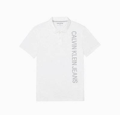 【美麗小舖】全新真品 Calvin Klein CK 白色 男 POLO衫 T恤 短袖 上衣 純棉~C54065