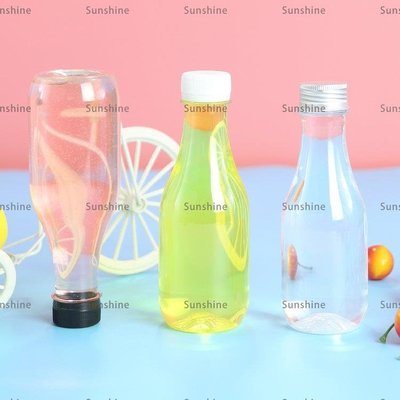 [sunlingt]熱銷#200ML透明塑料瓶牛奶PET礦泉水涼茶飲料果汁奶茶瓶一次性瓶子加厚#瓶子#空瓶