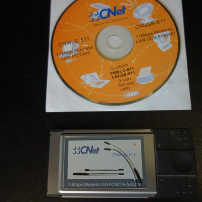中古 CNet 11Mbps PCMCIA PC card 無線網卡 CNWLC-811