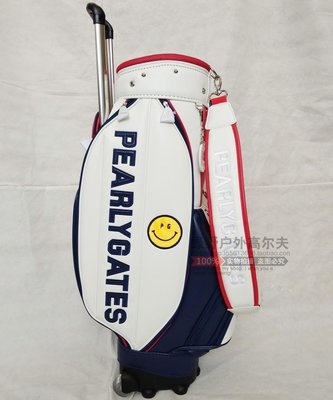 高爾夫球包pg新款高爾夫球袋 男女通用PU防水 輪子拉桿標準球包@60697
