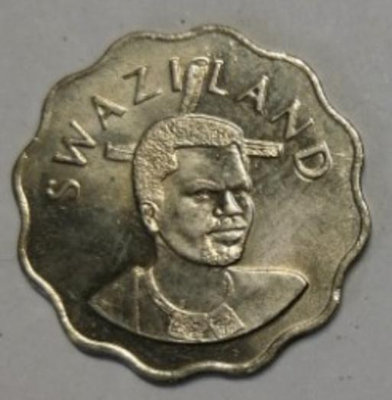 【二手】 1999年斯威士蘭5分異形幣2641 外國錢幣 硬幣 錢幣【奇摩收藏】