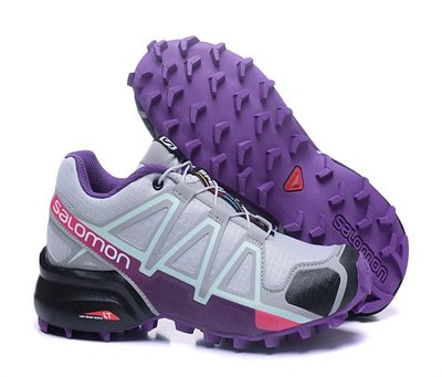 Salomon4薩羅門戶外越野跑鞋登山鞋徒步鞋薩洛蒙女子登山鞋運動鞋
