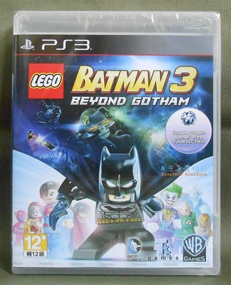 【月光魚 電玩部】現貨全新 附特典 PS3 樂高蝙蝠俠 3：飛越高譚市 一般版 亞版英文版
