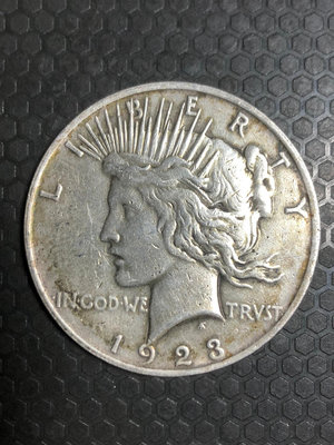 1923年美國銀幣和平鷹鴿銀元1元熱門人氣外國錢幣 實拍圖