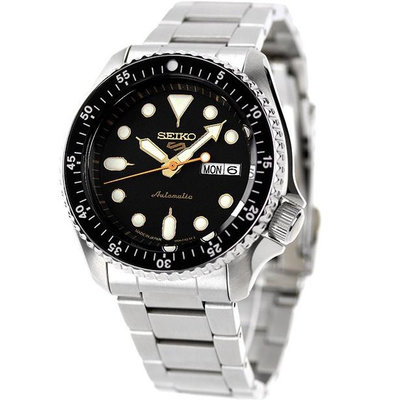 預購 SEIKO SEIKO SBSA213 精工錶 5號 機械錶 42.5mm 黑面盤 不鏽鋼錶帶