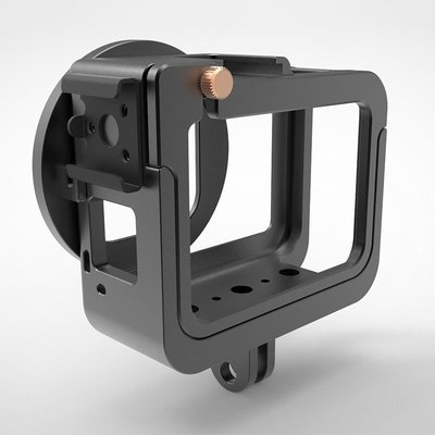 新款適用于GOPRO 8鋁合金狗籠 金屬保護邊框防摔兔籠運動相機配件