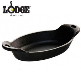 全新【LODGE 】橢圓鑄鐵焗飯盤 荷蘭鍋/釋放鐵離子/焗烤盒 LMSOV