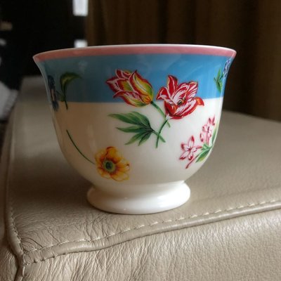 [品味人生2]保證正品 KENZO 藍色 花樣 茶杯