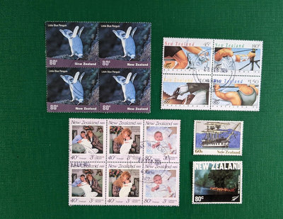 紐西蘭1980-90年代「舊票集」含套票 特價