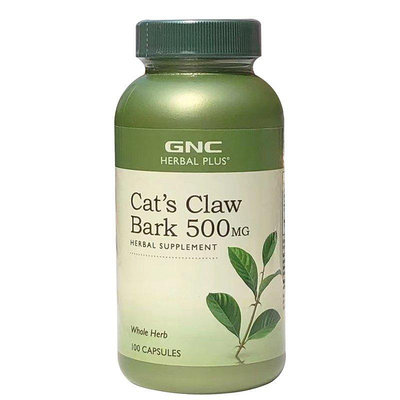 現貨美國進口GNC貓爪草膠囊Cats Claw100粒