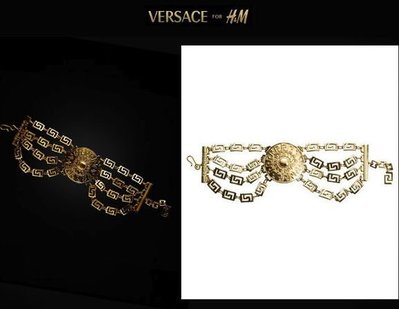 Meico Fashion 美可時尚 Versace for H&amp;M 金碧輝煌星光閃閃亮麗出眾 頸鍊 項鏈 (現貨) Sale~