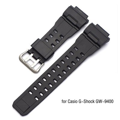 卡西歐 G-Shock GW-9400 矽膠錶帶 不銹鋼扣 男士運動防水橡膠錶帶 錶帶替換 手鍊錶帶 Casio 錶帶