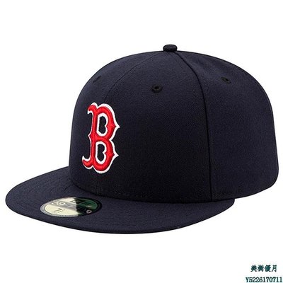 現貨熱銷-【九局棒球】MLB 波士頓紅襪隊NE 59FIFTY職業球員版棒球帽