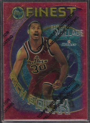 95-96 FINEST RACK PACK #RP-7 RASHEED WALLACE RC