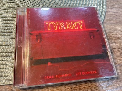 ㄍ箱。八成新 CD 西洋 Tyrant - Craig Richards & Lee Burridge 雙CD
