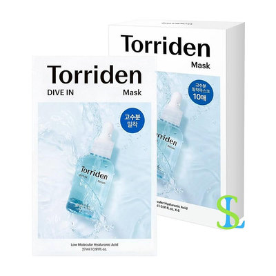 Torriden 玻尿酸面膜 1入 | SL Beauty