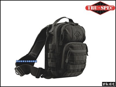 【野戰搖滾-生存遊戲】美國 TRU-SPEC 城市追跡者胸掛包【黑色】側背包單肩背包相機包戰術背包手槍包勤務包沙色