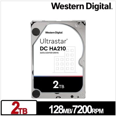 麒麟商城-WD 2TB 3.5吋企業級SATA硬碟(HUS722T2TALA604)/5年保