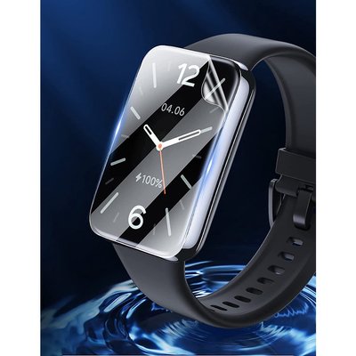 森尼3C-XIAOMI MI 小米手環 7 片保護膜軟 TPU 屏幕保護膜全覆蓋智能手錶配件(非鋼化玻璃)-品質保證