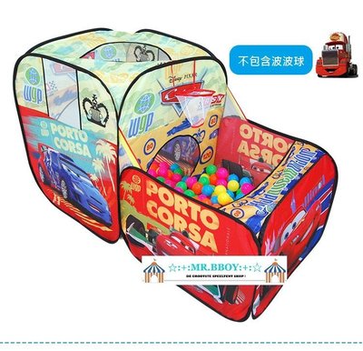 ☆:+:MR.BBOY:+:☆ 迪士尼Disney閃電麥昆 cars  兒童爬行投籃隧道帳篷 遊戲玩具屋 球屋海洋球池