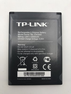 全新 普聯 TP-LINK M7650 M7450 電池 TBL-53B3000 電池 TBL-53A3000 電池
