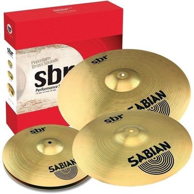 【金聲樂器】SABIAN SBR Performance套裝銅鈸組（4片裝）