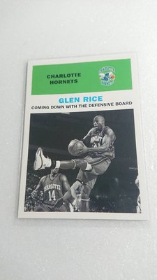 1998年傳奇球星GLEN RICE老卡一張~20元起標