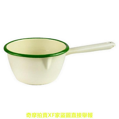 台灣現貨 西班牙《IBILI》琺瑯牛奶鍋(米綠12cm) |