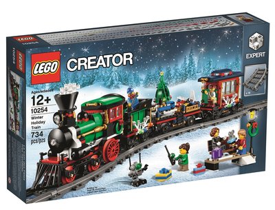 交換禮物【芒果樂高】Lego 10254 【冬季火車十年出一次】【壓盒還原_盒況優】