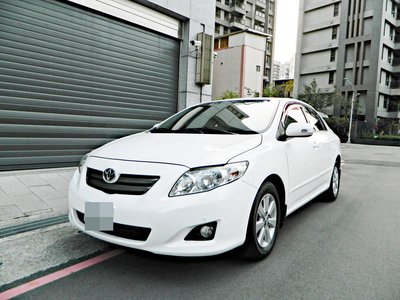 【大昌汽車】2009型 ALTIS 1.8 一手車里程僅開13萬公里 原廠白色