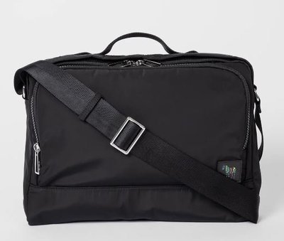 代購PS Paul Smith Zebra Nylon Messenger Bag都會型男上班族業務電腦包公事包斜背包