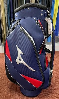 (易達高爾夫)全新原廠Mizuno 5LJC200100 藍/紅色 輕量 高爾夫球桿袋