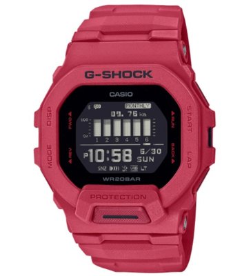 【萬錶行】CASIO G SHOCK G-SQUAD 藍牙運動錶款 GBD-200RD-4