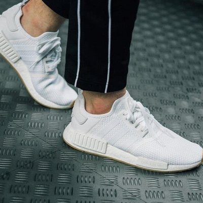 Adidas nmd shop black white gum