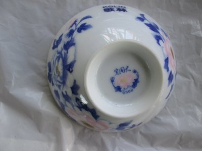 早期電器廠歌林委託 大同窯製作的青花瓷碗/無盒裝
