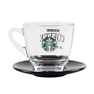 絕版 台灣星巴克 Starbucks Coffee Journey 馬克杯 咖啡杯 馬克杯 限量 玻璃杯+盤