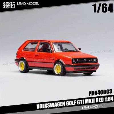 現貨|Volkswagen Golf高爾夫Golf GTI Mk2 開尾門 POPRACE 1/64車模型