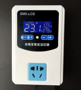 高精度溫控器溫控插座 時間控制器 溫度時間控制器 冷卻/加熱 定時 溫控器 AC110V 全新款顯示精度0.1度 NFO