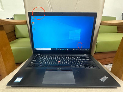 二手14吋聯想商務筆電 Lenovo T460s i7-6600U M.2 SSD256GB RAM16G附電源供應器